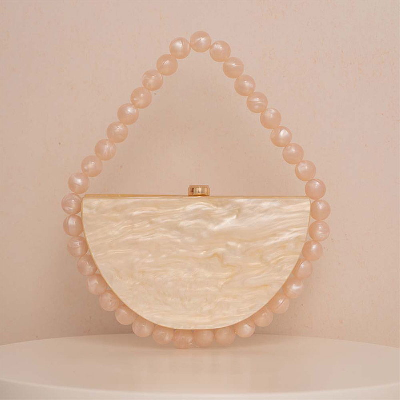 Luxury Pearlescent Bead Chain  - Tortoiseshell Bag Acrylic review and price